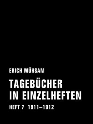 cover image of Tagebücher in Einzelheften. Heft 7